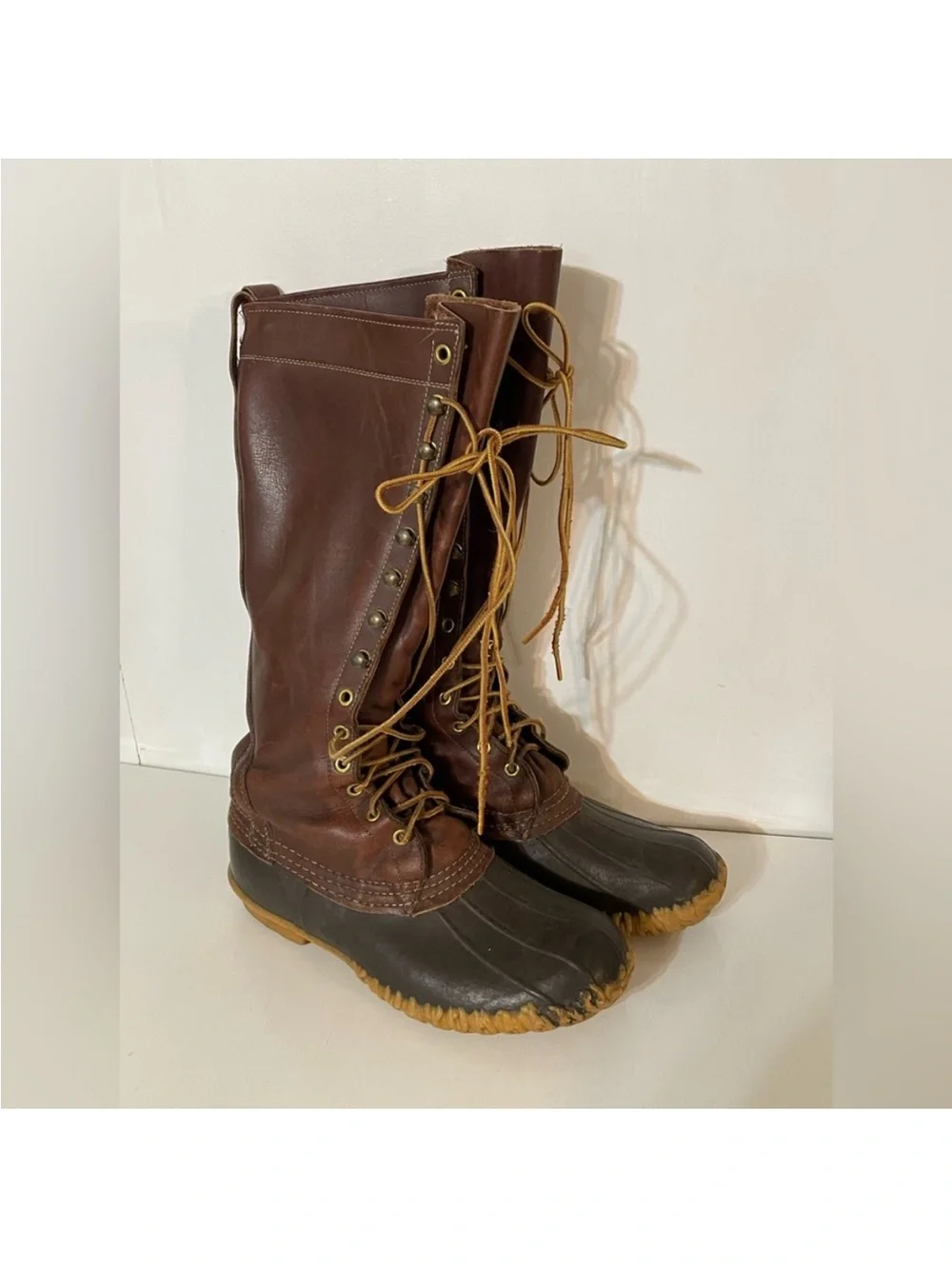 LL Bean Tall Bean Boots TRUE VINTAGE